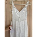 Lulus NWT  Beloved Eternity White Lace Sleeveless Backless Maxi Dress Bride Sz XL Photo 5