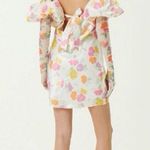 New For Love & Lemons Hazel Mini Dress Size L White Size L Photo 1