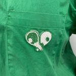 Ser.O.Ya Lexi Green Button Up Long sleeve Smocked Mini Blouson Shirt Dress Sz L Size L Photo 3