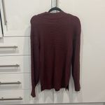 Abercrombie & Fitch  women’s oversized burgundy sweater Photo 2