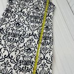 Studio I  Mini Shift Dress White & Black Print Jeweled Sleeveless Womens Size 8 Photo 3