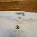 Abercrombie & Fitch  The Dad‎ Short White Denim 37/24 Curve Love High Rise Photo 2