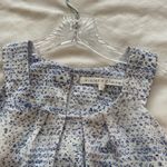 Anthropologie Violet + Claire Light Blue Print Sleeveless Blouse L Photo 4