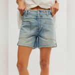 We The Free Free People  Palmer High-Rise Button Fly Slouchy Denim Shorts Size 32 Photo 4