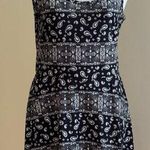 Shosho  NWT SUMMER SKATER DRESS Black & White Paisley Design Cut Out Back SZ XL Photo 0