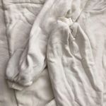 A New Day  White Sweatshirt Pullover Top with Balloon Puffy Sleeves Medium Photo 3