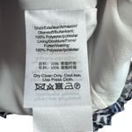 DKNY  Blue Black Speckled Pleated Sleeveless Dress 10 Photo 6