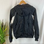 Nike  Black & White Vintage Athletic Sport Windbreaker Vented Back Track Jacket Photo 1