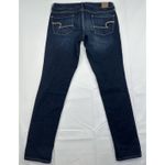 American Eagle  Stretch Women's Blue Jeans Skinny Sz 6 Dark Wash  Inseam 31 Photo 1