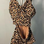 Aerie  Leopard Full Coverage One‎ Piece Swimsuit | XS LONG Photo 0
