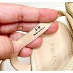 Pelle Moda Gold Espadrille Wedge Sandals Ankle Strap Strappy Size 6.5 Gold Photo 5