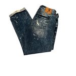 Rock Revival NWT Remix by Heavy Distressed Paint Splattered Mid Rise Jeans Sz 28 Photo 3