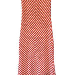 ZARA  Knit Maxi Dress Orange White Chevron Pattern Sleeveless Tank Size S Resort Photo 0