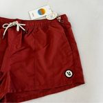 Vuori Sunwashed Short Sienna Size Large Elastic Waist Burnt Orange Performance Photo 9