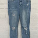 Studio Blue Women's Blue Distressed Jeans with Rips. Size 30 Photo 0