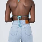 Princess Polly  Light Wash Denim Shorts Photo 2