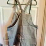 Chic LIGHT GRAY (not black) Women's Overalls with Tie Bib Front and Pockets Size XL Photo 2