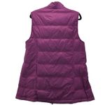 J Jill Womans Down‎ Vest Size XL Eggplant Puffer Warm Cozy 90 Down Filled Purple Photo 1