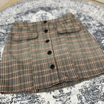 Urban Outfitters  Brown plaid mini skirt - Size S Photo 1