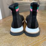 Loeffler Randall  Scout Knit Sock Sneakers Silver Pink Green Size 6 Photo 3