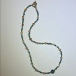 Handmade Moss Agate + Citrine + Green Aventurine Beaded Necklace * ✨ Photo 6