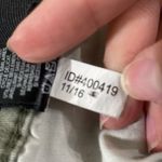 EXPRESS olive distressed ankle legging skinny jeans fringe hem size 4 Photo 11