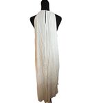 Mlle Gabrielle White Sleeveless High-Low Maxi Dress XL Halter Summer Resort Boho Photo 13