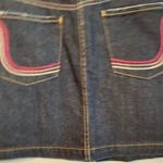 Tommy Hilfiger  Distressed Dark Wash‎ Jean Skirt Size 10 Photo 4