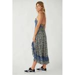 Free People New! One I Love Denim Combo 100% Viscose Midi dress Medium $128 Photo 6