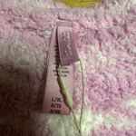 SKIMS NWT  knit pullover sweatshirt petal houndstooth L/XL Photo 4