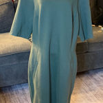 Lands' End Women's Midi Dress in Forest Green Photo 0