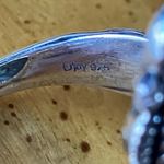 Matrix Turquoise Kokopelli Ring Size 8 Silver Photo 5