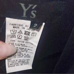 Y's by Yohji Yamamoto Classic Black Trench Coat/ Dress Size M Photo 9