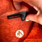 Marmot  Women's Orange Wool 1/2 Zip Pullover Hoodie Sweater Size Small Photo 6