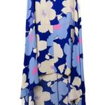 Mister Zimi Lily Dress In Blue Camellia Blue and White Floral Sleeveless Size 8 Photo 3