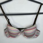 Calvin Klein  Striped Multicolor Bra 34a Photo 0