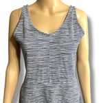 Old Navy Womens A Line Dress Sleeveless Tank Top Scoop Neck Stretchy Blue Medium Photo 2