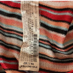 ZARA  TRF Sleeveless Striped Printed Multicolor w/ Side Slits Maxi Dress Size M Photo 9