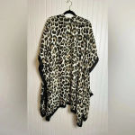 Riah Fashion Lightweight flowy animal print open front short sleeve kimono one size G44 Photo 4