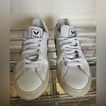 VEJA  Classic White Sneakers with Black Detail Photo 4