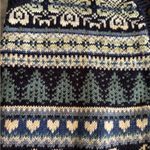 Women’s Vintage Baxter & Wells Knit Holiday Vest Size Medium Blue Photo 3