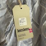 Lemlem NWT | Besu Criss Cross Tank Blue White Fringe | Women's XS Photo 5