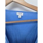 J.Crew  Women's Pullover Blue VNeck Sweater Linen‎ Viscose Blend Medium Photo 1