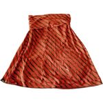 The North Face  Orange A-Line Mini Skirt with Ruched Detail‎ Photo 1