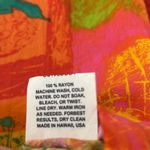 Jams World Vintage 80’s Shirt Abstract Floral Bright Hawaii Wearable Art Size XS Photo 5