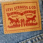 Levi's Distressed High Waisted Levi Mom Shorts Photo 2