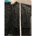 Rory Beca Forever 21 Open Front Lace Cardigan Women L Lined Black Long Sleeve Size L Photo 6