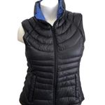 Bernardo  Goose Down Black Blue Puffer Vest Size Small Photo 2