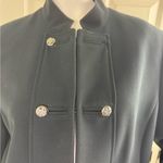 Tahari  Blazer Jacket Size 14 Polyester Button Detail Career Office Military Photo 2