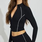 Garage SoftActive Piping Zip Up Photo 1